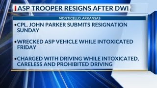 ASP trooper resigns after DWI