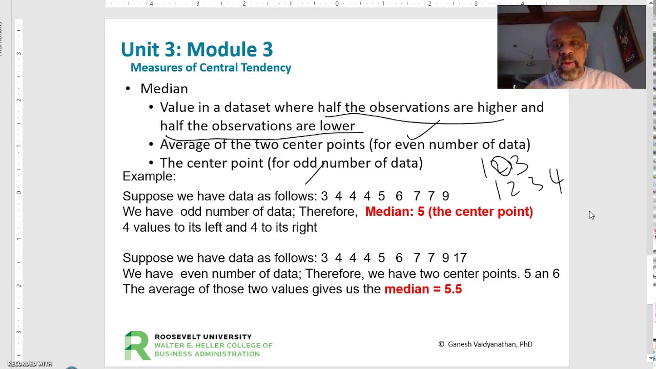 Unit 3 Basic Stat Module 3B Video