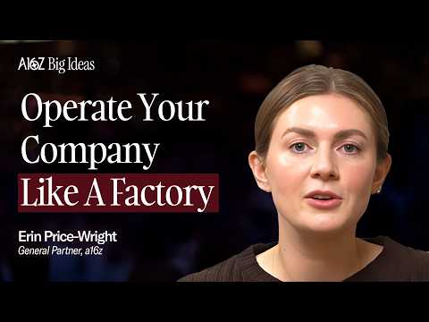 The Renaissance of the American Factory | a16z 2026 Big Ideas