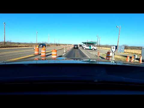 Friendly Interaction at The US Border Patrol Checkpoint US 57 Eagle Pass Texas.  Got a How You Doing