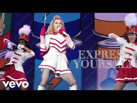 Madonna - Express Yourself / Born This Way / She's Not Me (The MDNA Tour, Live from Miami)