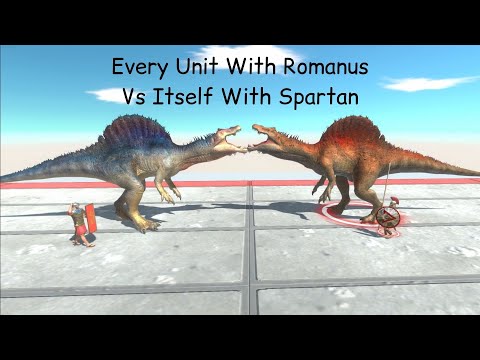 Every Unit With Romanus Vs Itself With Spartan On BRIDGE ARBS |Animal Revolt Battle Simulator