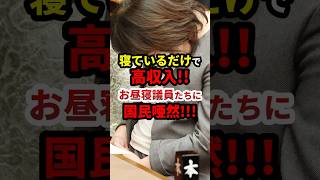 寝ているだけで高収入#政治 #shorts