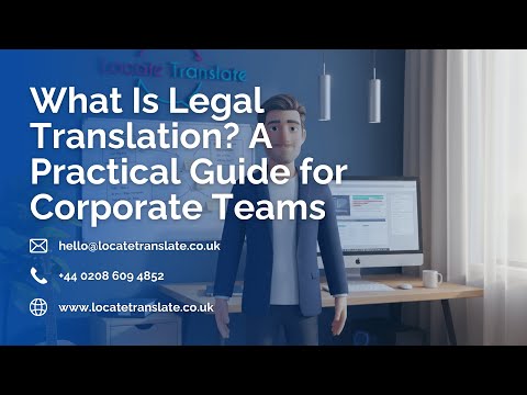 What Is Legal Translation? A Practical Guide for Corporate Teams