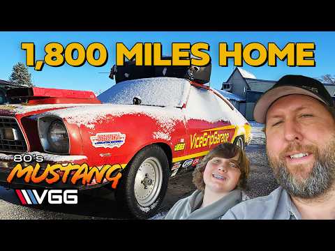 Epic Road Trip: 1975 Ford Mustang 2 Drag Car - Route 66 Adventure