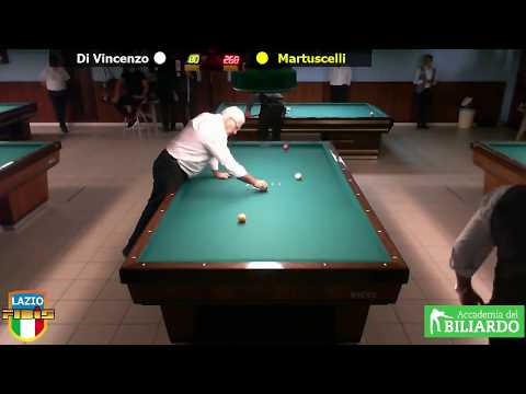 Di Vincenzo vs Martuscelli - Gara Libera Territoriale Open Accademia Biliardo Terni Set2018