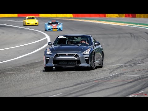 2017 Nissan GT-R R35 going FLATOUT on Spa-Francorchamps !