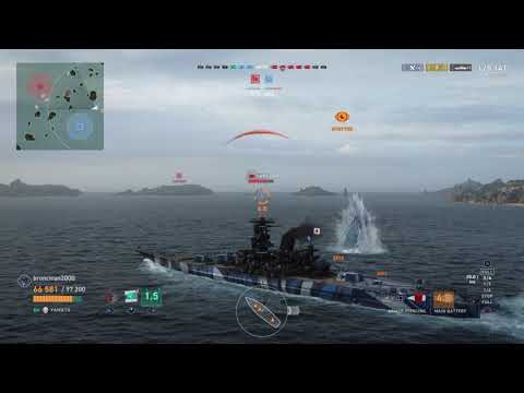World of Warships: Legends Yamato record 373k damage