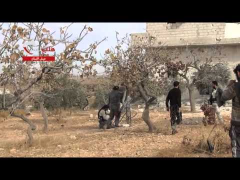 استهداف تجمعات قوات النظام داخل اللواء 80 بواسطة صواريخ محلية الصنع من قبل جيش الإسلام