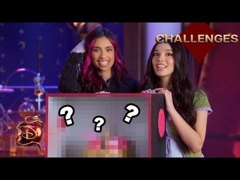 Descendants: The Rise of Red Cast Play What's In The Box Challenge | @disneychannelmusic