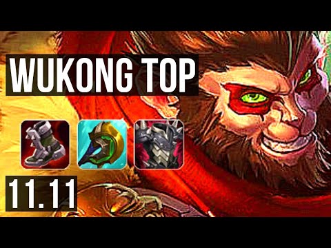 WUKONG vs DARIUS (TOP) | 3.5M mastery, 11/1/1, Rank 7 Wukong, 700+ games | BR Challenger | v11.11