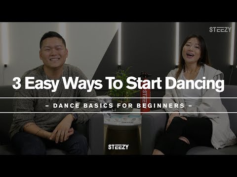 Part of a video titled 3 Easy Ways To Start Dancing | Dance Basics For Beginners | STEEZY.CO
