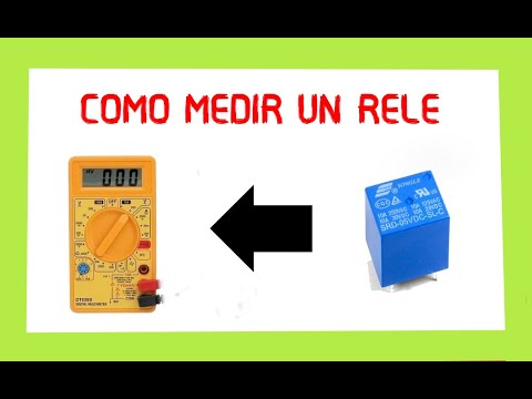 Como Medir Rele Con Multimetro de 5 patas (Rele Electronico 12v)