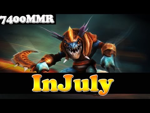 Dota 2 - InJuly 7400 MMR Plays Slark Vol 2 - Ranked Match Gameplay