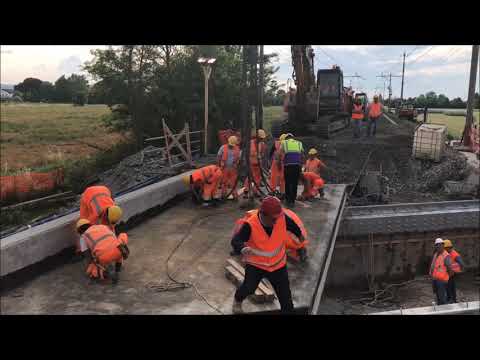 Due ponti demoliti e ricostruiti in 48 ore dalla Ceprini Costruzioni sulla Bologna-Rimini