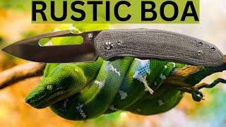 🐍RUSTIC BOA🐍 - ARTISAN CUTLERTY - REVIEW!!