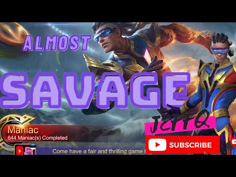 SAVAGE? Bruno HERO skin[FIREBOLT] gameplay | 644th maniac ︱MobileLegends