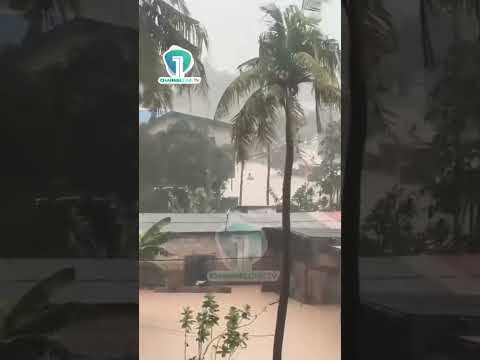 WATCH: Kwashie Bu Near Lapaz Racecourse Flooded After Heavy Rains