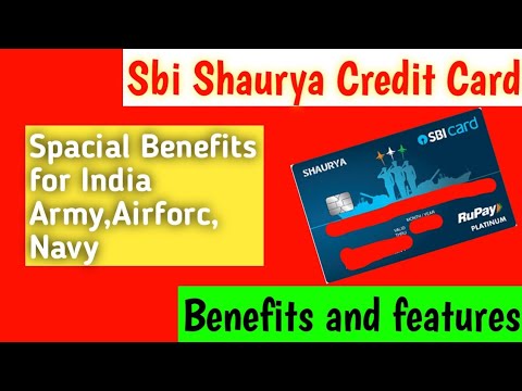 Sbi Shaurya credit Card benifits, features and review || army based credit card sbi bank