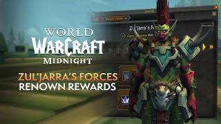 Zul'jara's Forces Renown Rewards — Full Breakdown & Transcript