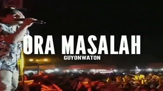 Download lagu Story WA Lirik Lagu Ora Masalah mp3