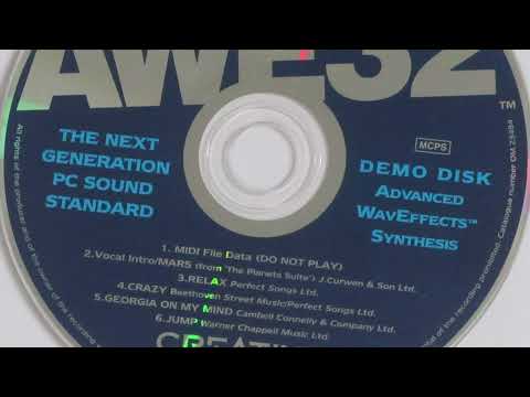 Soundblaster AWE32 Demo CD