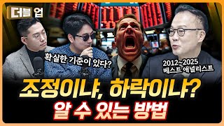 '조정과 하락 차이'...이걸 보세요 | 이재만 하나증권 리서치센터 글로벌투자분석실 실장 [더블 업]