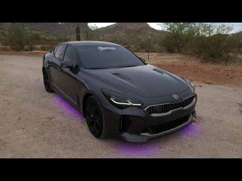Kia Stinger GT burn out tease