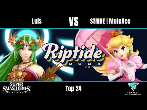 Lui$ (Palutena) vs STRIDE | MuteAce (Peach) - Ultimate Top 24 - Riptide 2024