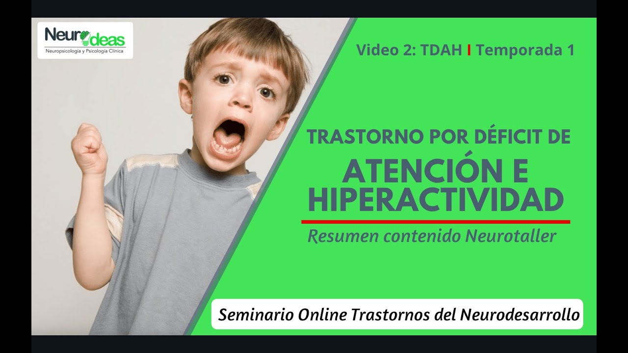 TRASTORNOS POR DÉFICIT DE ATENCIÓN CON/SIN HIPERACTIVIDAD (TDAH): RESUMEN NEUROTALLER.