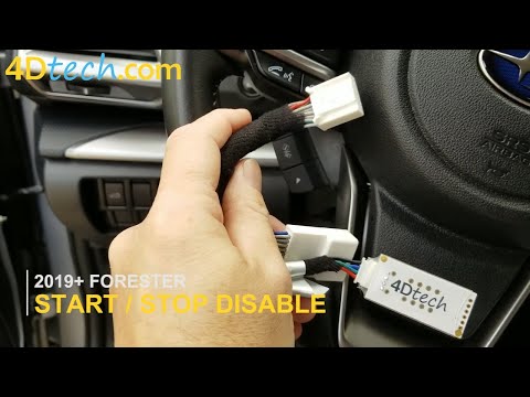 How do I permanently disable auto start-stop Subaru Forester?