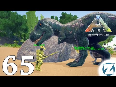 ARK Survival Evolved Gameplay - Ep65 - Taming a Pteranodon & Taming a Trex - Let's Play