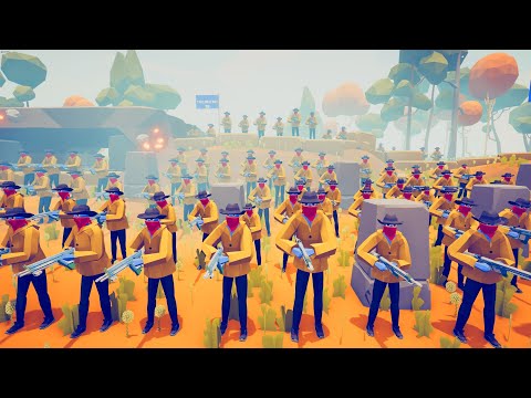 50x NERF WAR SOLDIER vs ALL FACTION - Totally Accurate Battle Simulator TABS