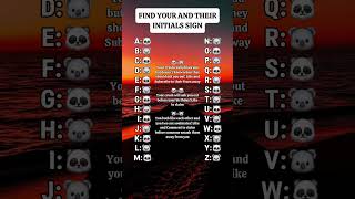 Find your and their initials sign #shorts #initials #youtubeshorts