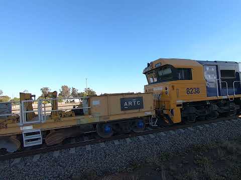 8213 & 8238 at Nelungaloo NSW.  Sat 22nd May 2021