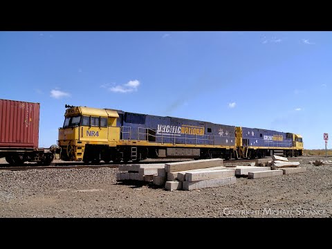 5MP2 Pacific National Steel Train Slowly Approaches Gheringhap (8/2/2024) - PoathTV Railways