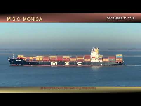 Shipspotting Westerschelde @ Terneuzen - "MSC Monica" - 30-12-2019 (1)