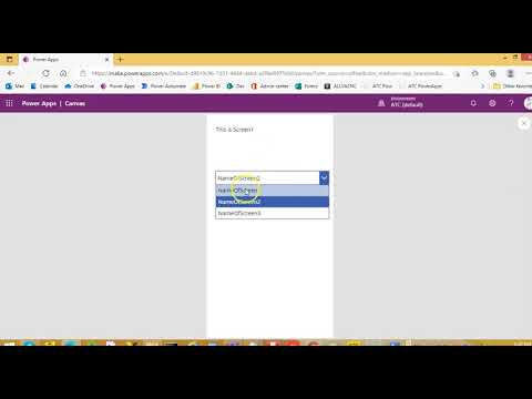 Lesson141 -  Navigation Screen and Component Part2- Power Apps 1000 Videos