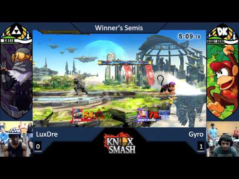 LuxDre (Bayonetta, Sheik) vs Gyro (Diddy Kong) - W Semis - Banana Pull 5 - 6-24-17