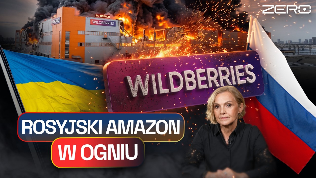 UKRAINA UDERZA W ROSYJSKIEGO GIGANTA. MAGAZYNY WILDBERRIES W OGNIU