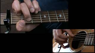 How to play Eva Cassidy's  Over The Rainbow - Guitar Tutorial