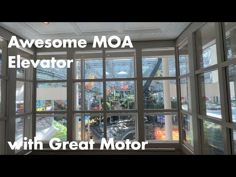 Scenic Otis Hydraulic Elevator Mall of America (West), Bloomington MN