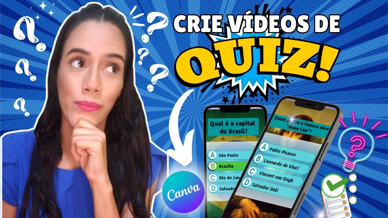 (PASSO A PASSO) Como fazer vídeos de QUIZ No YOUTUBE / TIK TOK E REELS.
