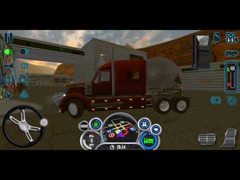 Truck simulator USA Evolution | Gas Texas transporter with police chase - Android gameplay