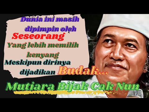 Mutiara Bijak Cak Nun || Kata Motivasi Kehidupan