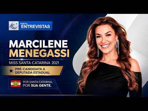 👑 Miss Santa Catarina Marcilene Menegassi, é pré-candidata a deputada estadual por SC. 🗳️