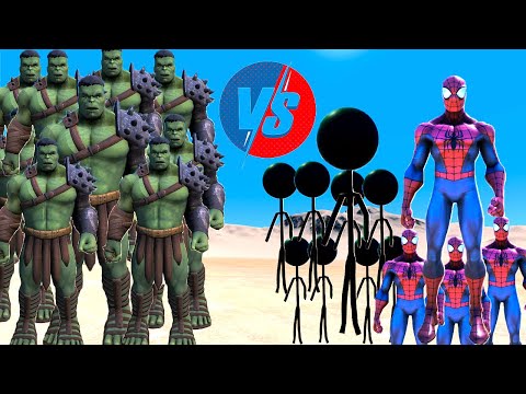 10.000 Örümcek Adam Lolipop Adam vs 1.000 Hulk UEBS