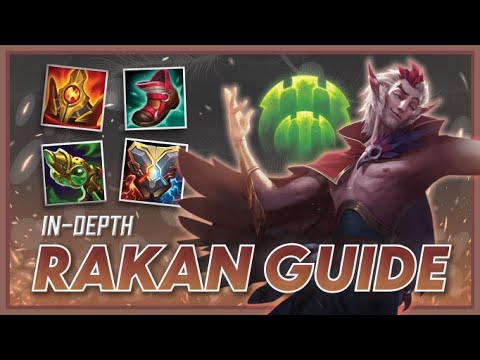 IN-DEPTH RAKAN Support Guide Season 12 | How To CARRY Like a PRO All Game | Full Build