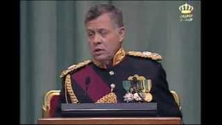 خطاب العرش في افتتاح الدورة العادية الاولى لمجلس الامة