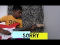 SORRY JUSTIN BEIBER ELECTRIC GUITAR COVER BY SADEW
